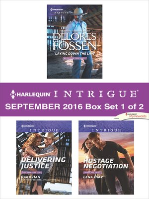 cover image of Harlequin Intrigue September 2016, Box Set 1 of 2